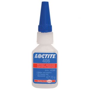 Loctite trenutni lepak guma, plastika 406 20gr